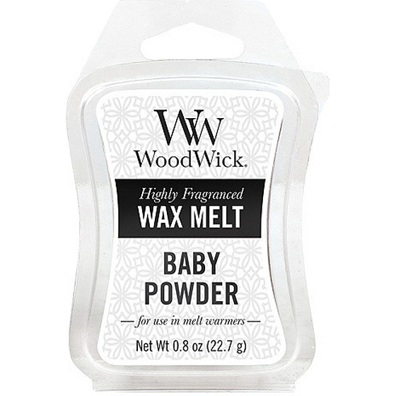 WoodWick Baby Powder - Children's powder fragrant wax for aroma lamps 22.7 g