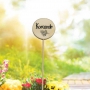 Bohemia Gifts Wooden Herb Marker with Print - Coriander, Circle Diameter is 5 - 8 cm