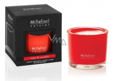 Millefiori Milano Natural Mela & Cannella - Apple and cinnamon Scented candle burns up to 60 hours 180 g