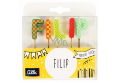 Albi Cake candles name - Filip, 2.5 cm