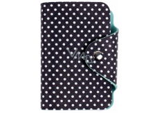 Albi Card holder with stud fastening Dots 7.5 x 10.7 x 2.5 cm