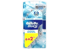 Gillette Blue 3 Cool 3-blade razor for men 8 pieces