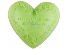 Le Chatelard 1802 Olive and Linden Flower natural heart shaped soap 100 g