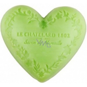 Le Chatelard 1802 Olive and Linden Flower natural heart shaped soap 100 g