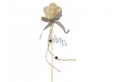 Butterfly Decoration wooden 8 cm + skewers 1 piece
