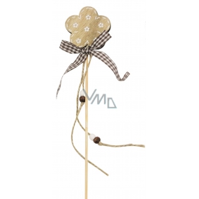 Butterfly Decoration wooden 8 cm + skewers 1 piece