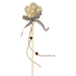 Butterfly Decoration wooden 8 cm + skewers 1 piece