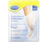Scholl PediMask Expert Care 20 minute nourishing foot mask with macadamia oil, 1 pair of slip-on socks