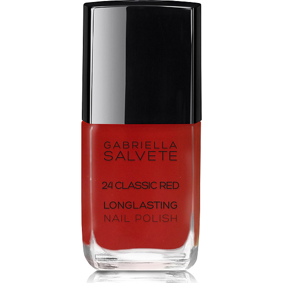 Gabriella Salvete Longlasting Enamel long-lasting high gloss nail polish 24 Classic Red 11 ml