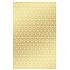 Ditipo Gift wrapping paper 70 x 200 cm gold with white ornaments