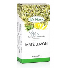 Dr. Popov Maté lemon tea suitable for reduction diets, drains 100 g