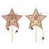 Wooden star 7 cm + skewers 1 piece