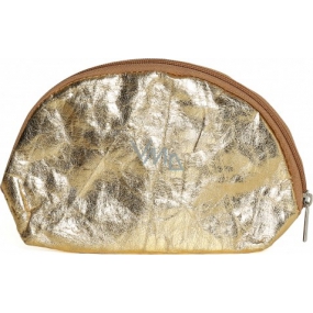 Albi Eco cosmetic bag made of washable paper Gold 22 x 14 x 6 cm
