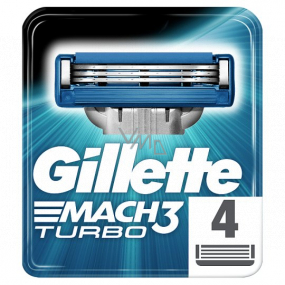 Gillette Mach3 Turbo spare head 4 pieces for men