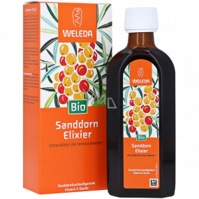 Weleda Organic Sea Buckthorn Syrup, certified organic, sweetened with sugar and honey 250 ml