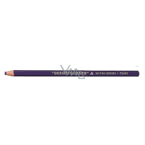 Uni Mitsubishi Dermatograph Industrial marking pencil for various types of surfaces Purple 1 piece