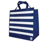 Shopping fabric bag stripes 34 x 36 x 22 cm