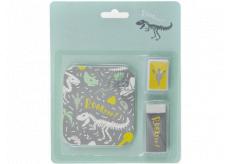 Albi Set of stickers, sharpener and rubber Dino 14 x 17 cm