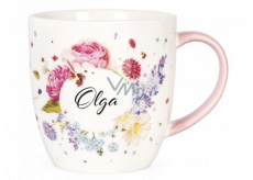 Albi Flowering mug named Olga 380 ml