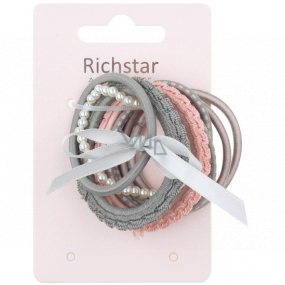Richstar Accessories Hair elastics thin 4,5 cm 8 pieces different colours