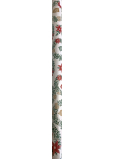 Nekupto Christmas gift wrapping paper 70 x 500 cm White poinsettia