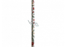 Nekupto Christmas gift wrapping paper 70 x 500 cm White poinsettia
