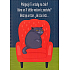 Albi Playing Envelope Birthday Card Puss in the Chair In the Stupid Age Xindl X 14,8 x 21 cm