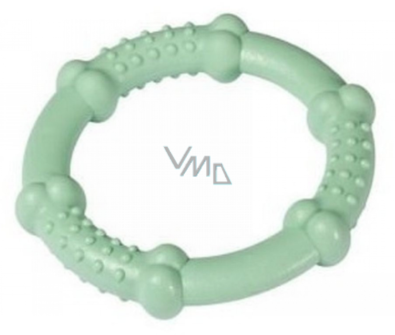 Karlie Flamingo Circle dog toy nylon chew toy with mint flavour 12 cm