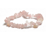 Rosie's bracelet elastic chopped natural stone 19 cm, stone of love