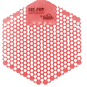 Fre Pro Wave 3D Kiwi/Grep scented urinal strainer pink 1 piece