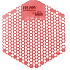 Fre Pro Wave 3D Kiwi/Grep scented urinal strainer pink 1 piece
