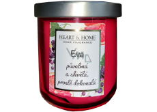 Heart & Home Fresh grapefruit and blackcurrant soy scented candle with Eva 110 g