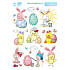 Arch Easter sticker, adhesive-free window film Easter Bunny 33 x 24 cm