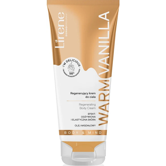 Lirene I´m Delicious Warm Vanilla Restorative Body Cream 200 ml