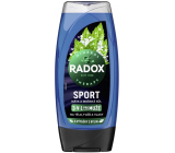 Radox Men 3in1 Sport Mint and sea salt shower gel for men 225 ml