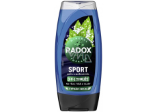 Radox Men 3in1 Sport Mint and sea salt shower gel for men 225 ml
