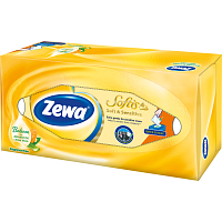 Zewa Softis Soft & Sensitive Box 4-ply paper handkerchiefs, 80 pcs