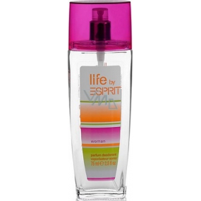 Esprit Life By perfumed deodorant glass for women 75 ml