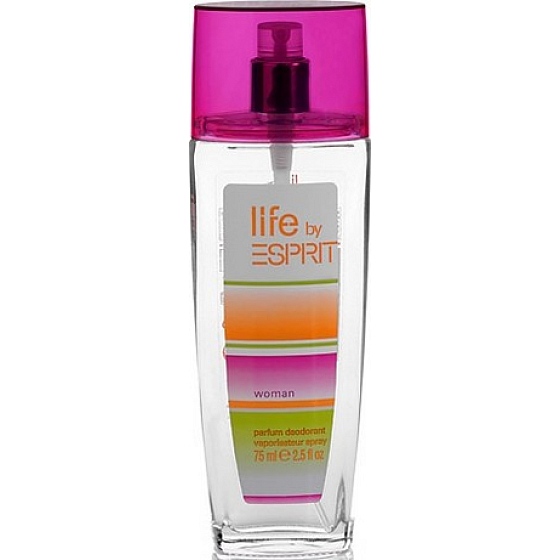 Esprit Life By perfumed deodorant glass for women 75 ml
