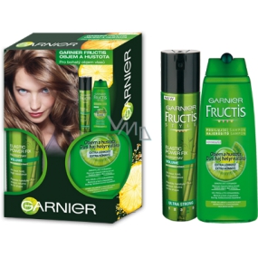 Garnier Fructis Volume and density shampoo 250 ml + hairspray 250 ml, cosmetic set for women