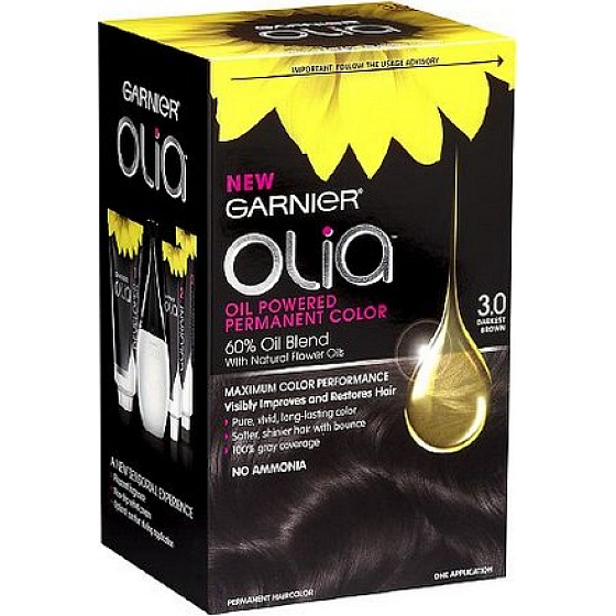 Garnier Olia Ammonia-Free Hair Color 3.0 Fine Black