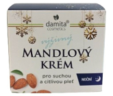 Damita Cosmetics Damita Almond Nourishing Night Cream for Dry and Sensitive Skin 50 g