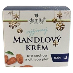 Damita Cosmetics Damita Almond Nourishing Night Cream for Dry and Sensitive Skin 50 g