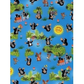 Nekupto Gift wrapping paper 70 x 100 cm Mole blue 1 roll