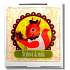 Nekupto Miss Cool Gift mirror for handbag Squirrel Stylish & nice