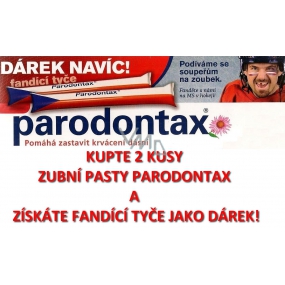 DÁREK Parodontax fandící tyče vlajka České republiky 2 kusy