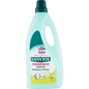 Sanytol disinfecting universal cleaner for floors and surfaces, lemon scent, 1 l