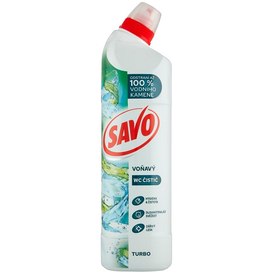 Savo Turbo WC Gel Liquid Limescale Cleaner 750 ml