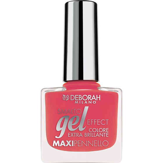 Deborah Milano Gel Effect Nail Enamel Gel Nail Polish 32 Coral 11 ml