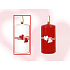 Lima Valentine's Candle Hearts White Cylinder 50 x 100 mm 1 piece